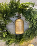 Real touch white cedar wreath 22”