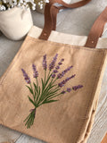 The large lavender tote bag