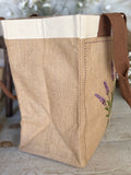 The large lavender tote bag
