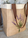 The large lavender tote bag