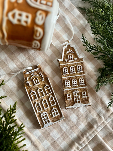 Gingerbread house ornament