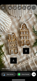 Gingerbread house ornament