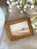 Vintage inspired sheep print