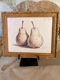 Vintage inspired pear print