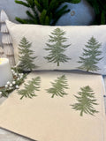 stitched Christmas tree pillow