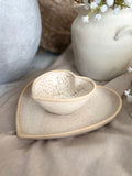The speckle heart dish