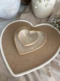 The jute heart placemat