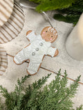 The gingerbread ornaments