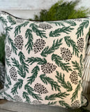 The pinecone pillow