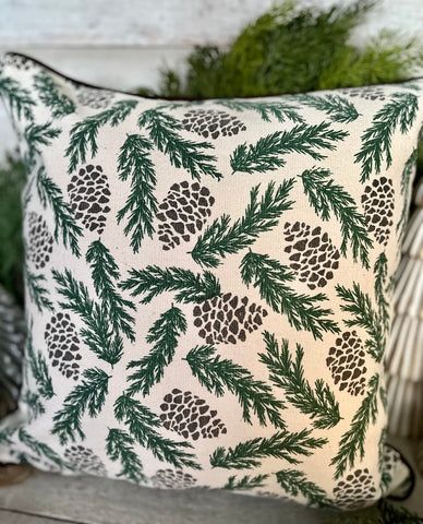 The pinecone pillow