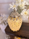 Battery operated lantern - white daisy’s