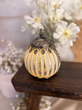 Battery operated lantern - white stripes