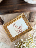 Vintage inspired duck print
