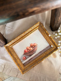 Vintage inspired Apple print