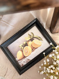 Vintage inspired lemon print