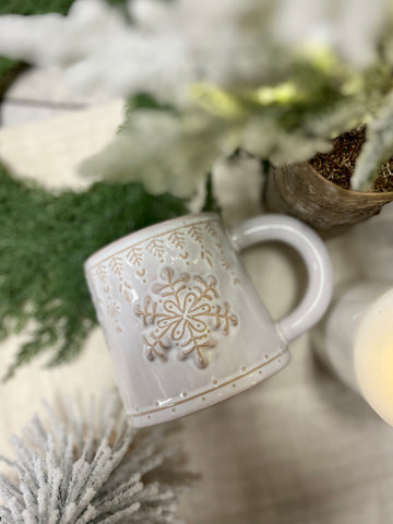 The snowflake mug