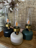 The lamplite indoor outdoor rechargeable lantern with gold accent