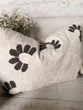 The Daisy stitched pillow