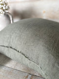 Lina linen pillow -Laurel 24” x 24”