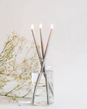 Everlasting candle set - Wylie vase clear