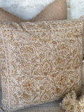 Cotton hand blocked pillows