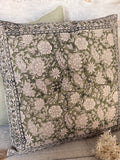 Cotton hand blocked pillows