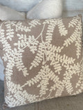 Stitched Fern pillow