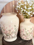 The antique flower vase