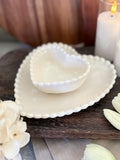 Dotted heart dish
