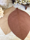 The jute leaf placemat