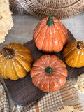 Porcelain pumpkin