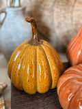Porcelain pumpkin