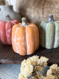 Terracotta pumpkin