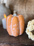 Terracotta pumpkin
