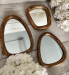 The wood mirrors