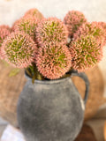 Blush allium bouquet