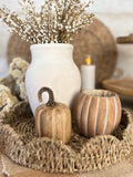 Scalloped seagrass tray