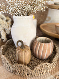 Scalloped seagrass tray