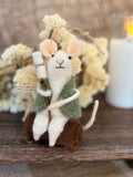 Toasty Ted the mouse ornament