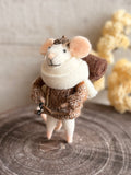 Wandering will the mouse ornament