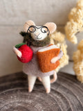 Teacher tilda the mouse ornament