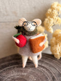 Teacher tilda the mouse ornament