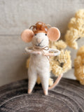 Mushroom cap the mouse ornament