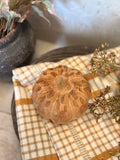 Wooden pumpkin
