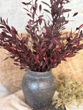 Red leaf floral