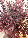 Red leaf floral