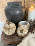 Mini pumpkin jar with lid