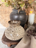 Clay speckle vase