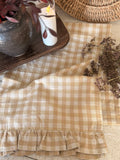 The gingham table runner/placemats