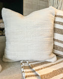 The jute woven pillow